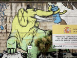 Сантандер: местное граффити.