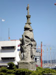 Ла-Корунья: памятник эмигрантам в Аргентину и Латинскую америку.