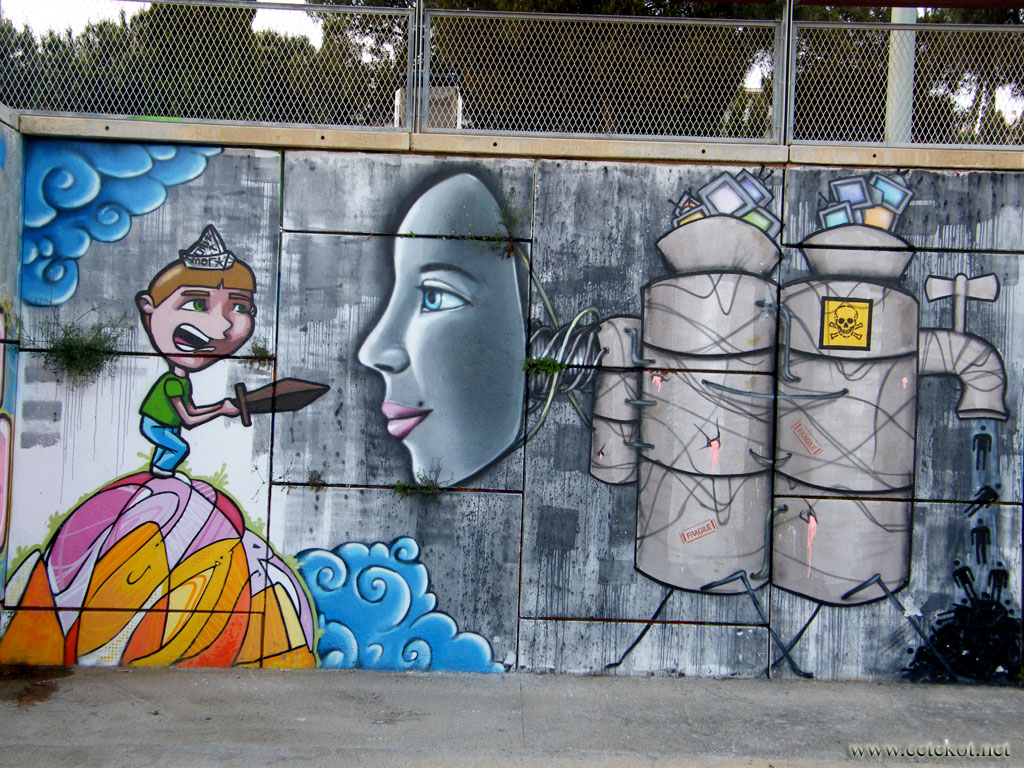 Таррагона: граффити.
