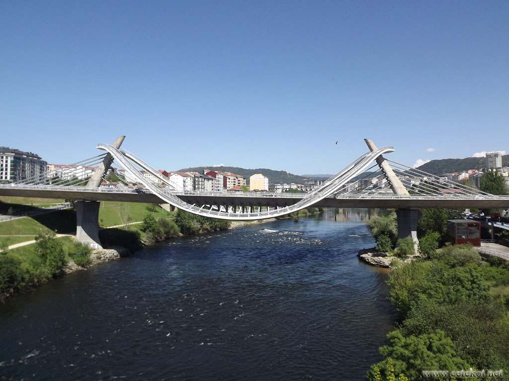 Оренсе: мост тысячелетия ( puente del Milenio ).