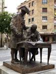 Саламанка: памятник Альберто Чурригера и графу Франкосу ( monumento a Alberto Churriguera y al Conde Francos ).